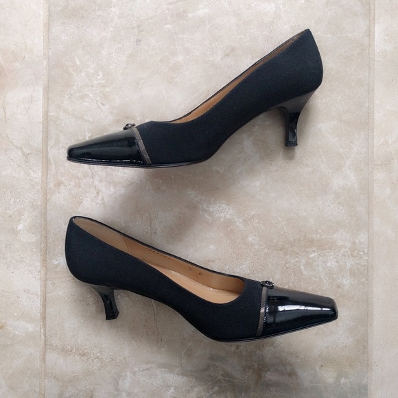stuart weitzman low heel pumps